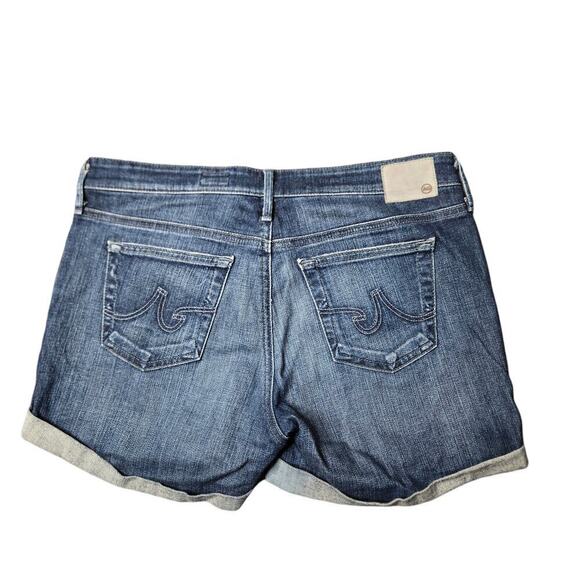 AG Adriano Goldschmied Hailey Ex-Boyfriend Roll-Up Shorts Size 29 - Picture 8 of 8